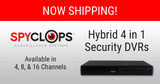 New Hybrid Security Surveillance DVRs Are Now in Stock and Shipping