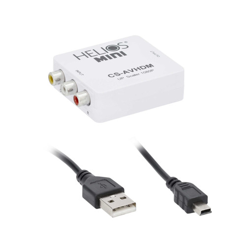 COMPOSITE VIDEO & L/R AUDIO TO HDMI CONVERTER