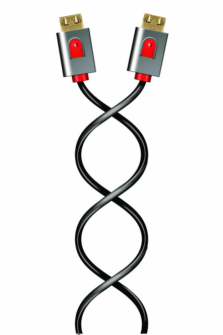 Helios Silver Series High Speed HDMI(R) Cable With Ethernet, Grip-Lox, 4K, 18 Gbps, ARC/eARC