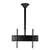 CEILING TV MOUNT FOR 32-60" TVS, TILT AND SWIVEL, HOLDS 132LBS