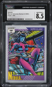 1991 Impel Marvel Universe Series II Nebula #78 CGC 8.5 NM-MT+ 1991 Impel Marvel Universe Series II Nebula #78 CGC 8.5 NM-MT+