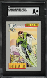 1992 Impel DC Comics Cosmic Modern Age Green Lantern #9 SGC AUTH 1992 Impel DC Comics Cosmic Modern Age Green Lantern #9 SGC AUTH