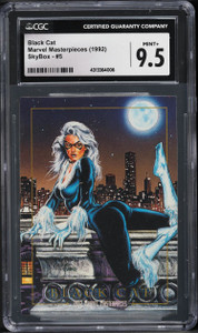1992 Skybox Marvel Masterpieces Black Cat #5 CGC 9.5 MINT+ 1992 Skybox Marvel Masterpieces Black Cat #5 CGC 9.5 MINT+