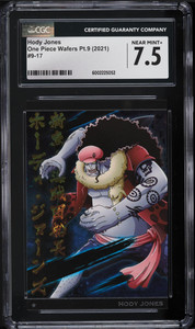 2021 One Piece Wafers Japanese Part 9 Hody Jones #9-17 CGC 7.5 NRMT+ 2021 One Piece Wafers Japanese Part 9 Hody Jones #9-17 CGC 7.5 NRMT+