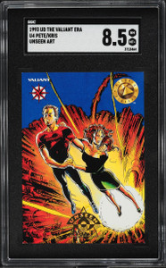 1993 Upper Deck The Valiant Era Unseen Art Pete Kris #U4 SGC 8.5 NM-MT+ 1993 Upper Deck The Valiant Era Unseen Art Pete Kris #U4 SGC 8.5 NM-MT+
