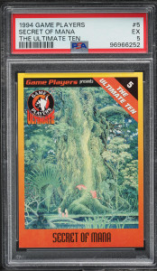 1994 Game Players The Ultimate Ten Secret Of Mana #5 PSA 5 EX 1994 Game Players The Ultimate Ten Secret Of Mana #5 PSA 5 EX