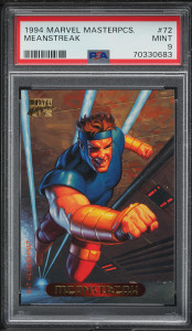 1994 Marvel Masterpieces Meanstreak #72 PSA 9 MINT 1994 Marvel Masterpieces Meanstreak #72 PSA 9 MINT