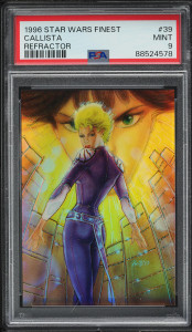 1996 Star Wars Finest Refractor Callista #39 PSA 9 MINT 1996 Star Wars Finest Refractor Callista #39 PSA 9 MINT