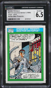 1990 Impel Marvel Universe Series I Spider-Man Presents: Doctor Octopus CGC 6.5 1990 Impel Marvel Universe Series I Spider-Man Presents: Doctor Octopus CGC 6.5