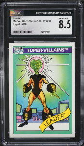 1990 Impel Marvel Universe Series I Leader #70 CGC 8.5 NM-MT+ 1990 Impel Marvel Universe Series I Leader #70 CGC 8.5 NM-MT+