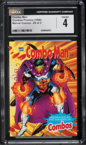 1996 Marvel Comics Combos Promos Combo Man #3 of 3 CGC 4 VGEX 1996 Marvel Comics Combos Promos Combo Man #3 of 3 CGC 4 VGEX