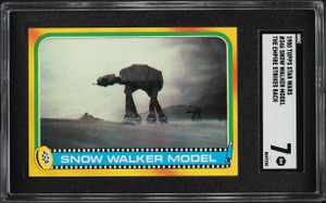 1980 Topps Star Wars #346 Snow Walker Model The Empire Strikes Back SGC 7 NM 1980 Topps Star Wars #346 Snow Walker Model The Empire Strikes Back SGC 7 NM