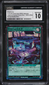 Dream Live Yu-Gi-Oh! Rush Duel (2024) Japanese Legend of Duelist Promo Pack - TDPR-JP004 Normal Parallel Rare CGC 10 Gem Mint Dream Live Yu-Gi-Oh! Rush Duel (2024) Japanese Legend of Duelist Promo Pack - TDPR-JP004 Normal Parallel Rare CGC 10 Gem Mint