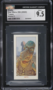 Watto Star Wars 206 (2022) Topps Wave 3 CGC 9.5 Mint+ Watto Star Wars 206 (2022) Topps Wave 3 CGC 9.5 Mint+
