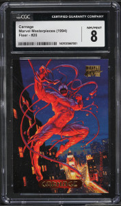 Carnage Marvel Masterpieces (1994) Fleer - #20 CGC 8 NM/Mint Carnage Marvel Masterpieces (1994) Fleer - #20 CGC 8 NM/Mint