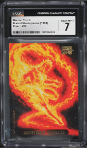 Human Torch Marvel Masterpieces (1994) Fleer - #52 CGC 7 Near Mint Human Torch Marvel Masterpieces (1994) Fleer - #52 CGC 7 Near Mint
