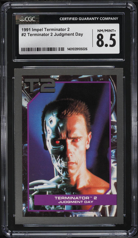 1991 Impel T2 Terminator 2 Judgment Day #2 CGC 8.5 NM-MT+