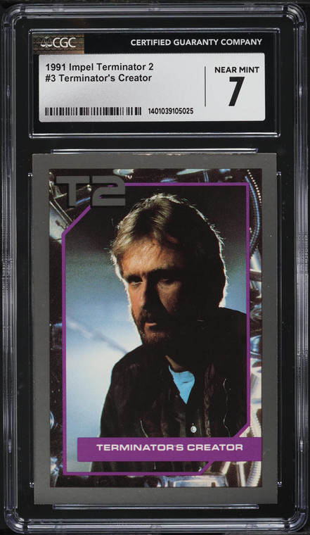 1991 Impel Terminator 2 T2 Judgment Day Terminator's Creator #3 CGC 7 NRMT
