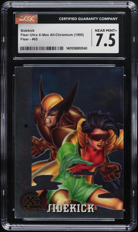 1995 Ultra X-Men All-Chromium Sidekick #85 CGC 7.5 NRMT+