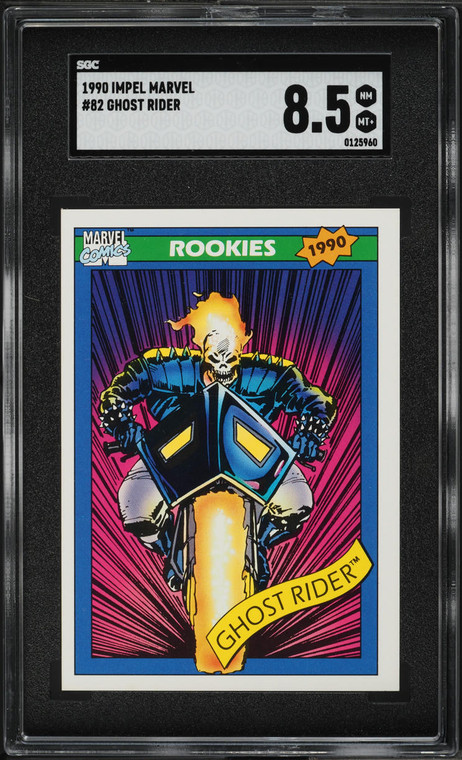 1990 Impel Marvel Universe Ghost Rider #82 SGC 8.5 NM-MT+