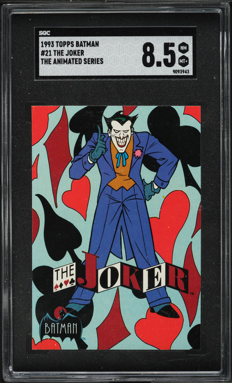 1993 Topps Batman The Animated Series The Joker #21 SGC 8.5 NM-MT+