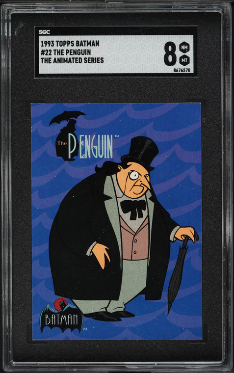 1993 Topps Batman The Animated Series The Penguin #22 SGC 8 NM-MT