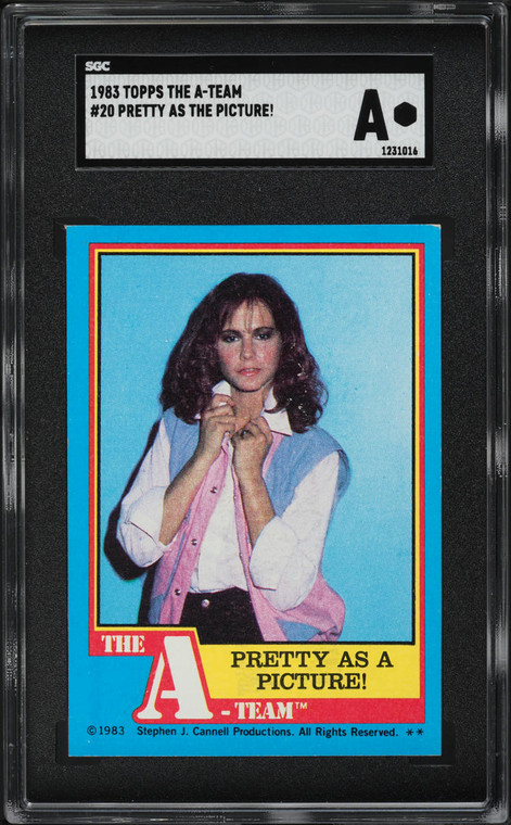 1983 Topps The A-Team Pretty As The Picture! #20 SGC AUTH