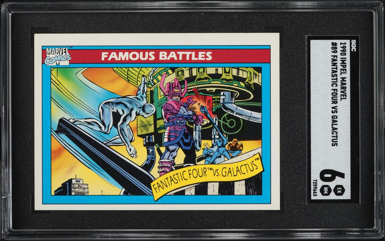 1990 Impel Marvel Universe Fantastic Four Vs Galactus #89 SGC 6 EXMT