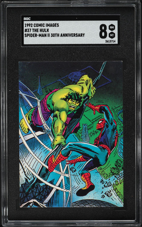 1992 Comic Images Spider-Man II 30th Anniversary The Hulk #37 SGC 8 NM-MT