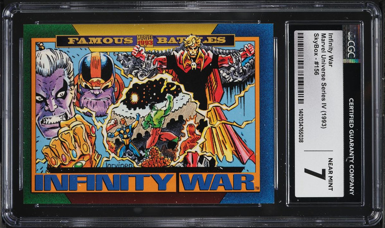 1993 Marvel Universe Series IV Infinity War #156 CGC 7 NRMT