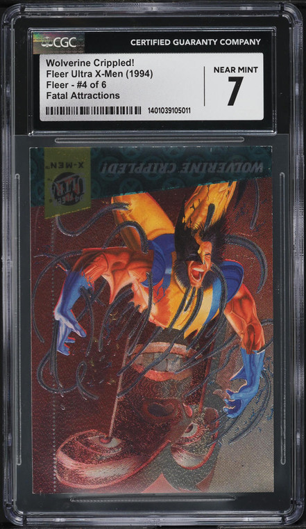 1994 Ultra X-Men Fatal Attractions Wolverine Crippled! #4 CGC 7 NRMT