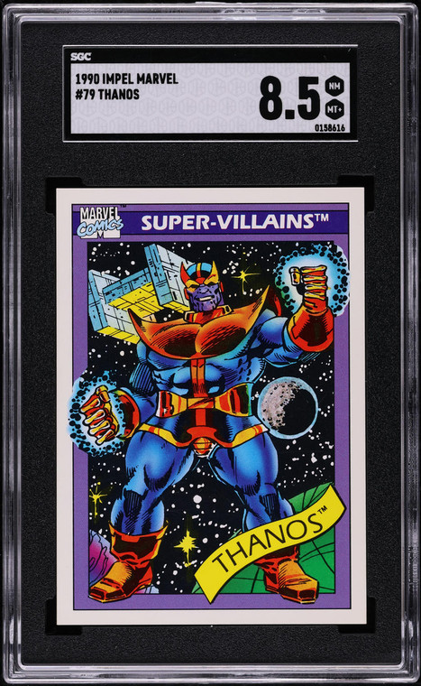 1990 Impel Marvel Universe Thanos #79 SGC 8.5 NM-MT+