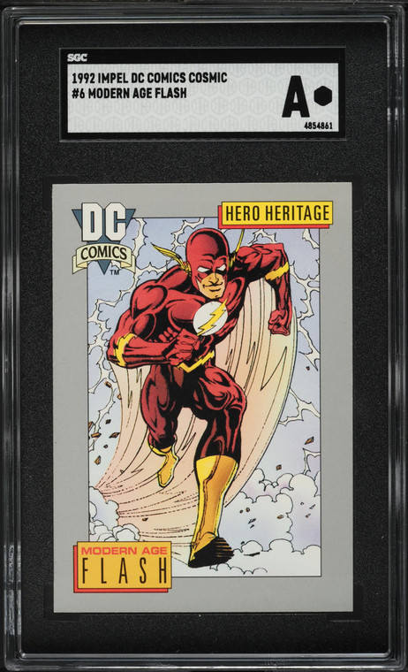 1992 Impel DC Comics Cosmic Modern Age Flash #6 SGC AUTH