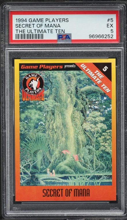 1994 Game Players The Ultimate Ten Secret Of Mana #5 PSA 5 EX