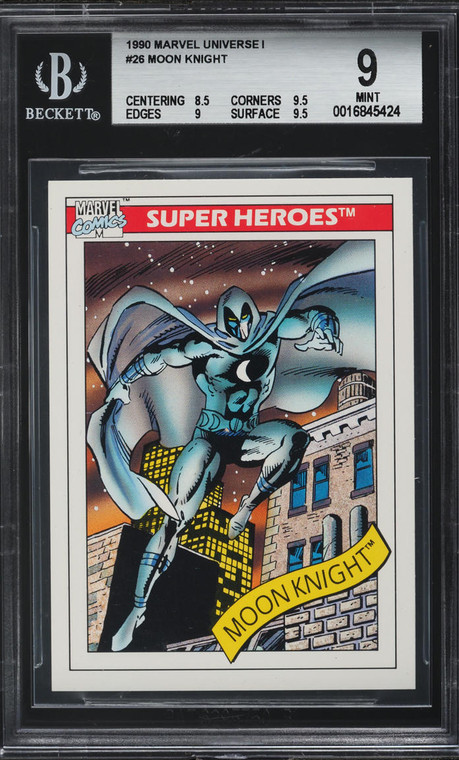 1990 Impel Marvel Universe I Moon Knight #26 BGS 9 MINT