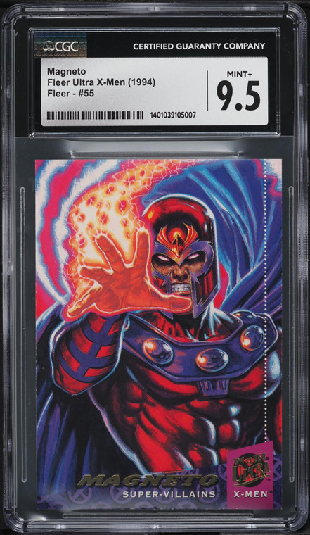 1994 Ultra X-Men Magneto #55 CGC 9.5 MINT+