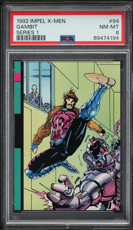 1992 Impel X-Men Series 1 Gambit #94 PSA 8 NM-MT