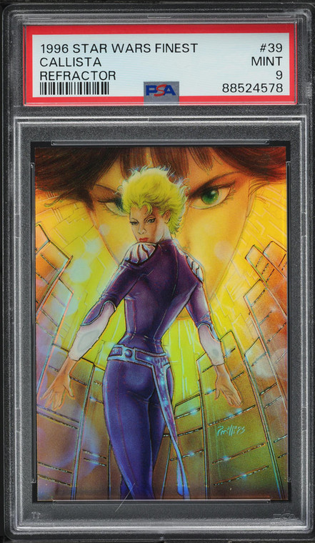 1996 Star Wars Finest Refractor Callista #39 PSA 9 MINT