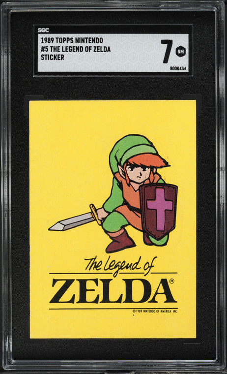 1989 Topps Nintendo Sticker The Legend Of Zelda #5 SGC 7 NRMT
