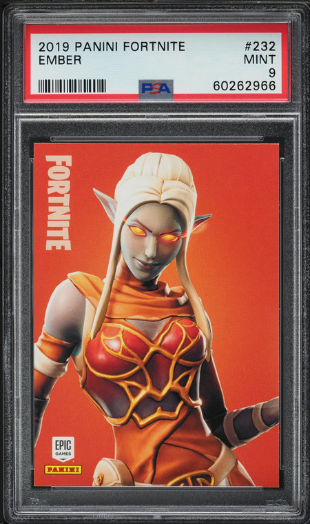 2019 Panini Fortnite Series 1 Ember #232 PSA 9 MINT