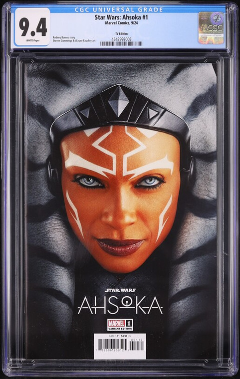 Star Wars: Ashoka #1 (Marvel, 2024) CGC 9.4 White Pages
