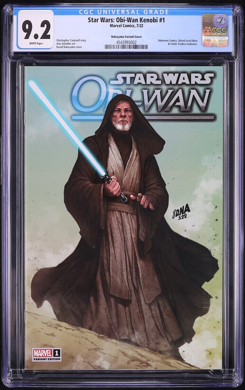 Star Wars: Obi-Wan Kenobi #1 (Marvel, 2022) CGC 9.2 White Pages