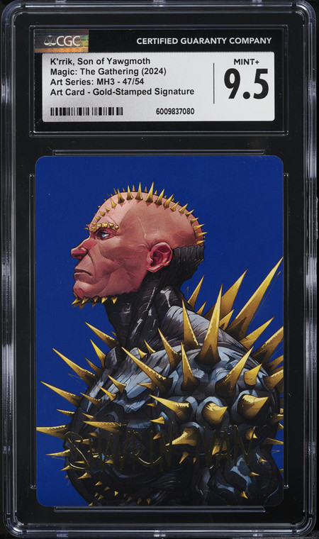 2024 Magic The Gathering MH3 Art Series Gold K'rrik, Son Of Yawgmoth #47 CGC 9.5