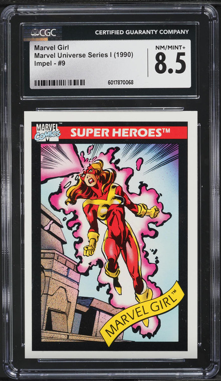 1990 Impel Marvel Universe Series I Marvel Girl #9 CGC 8.5 NM-MT+