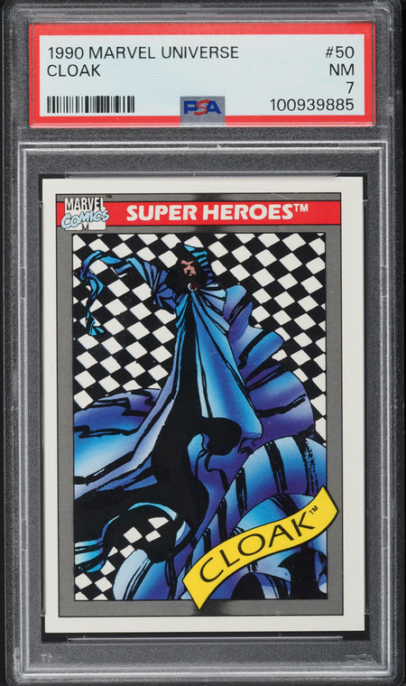 1990 Impel Marvel Universe Cloak #50 PSA 7 NRMT