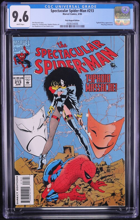 Spectacular Spider-Man #213 (Marvel, 1994) CGC 9.6 White Pages