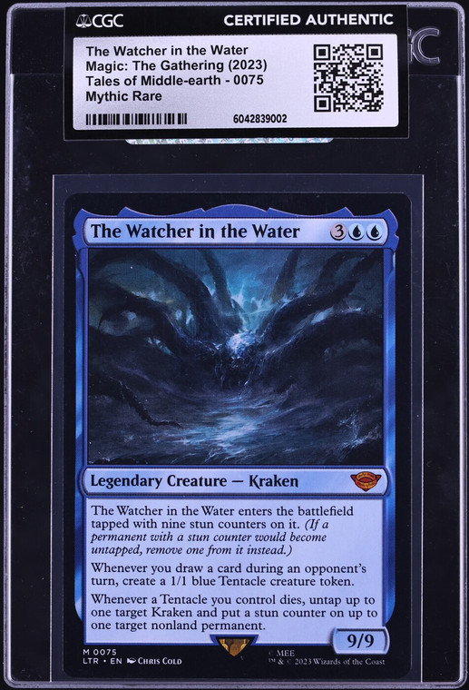 2023 Magic The Gathering Tales Of Middle-Earth The Watcher In The Water CGC AUTH