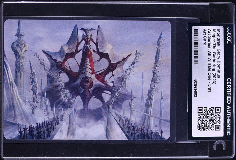 2023 Magic The Gathering MTG Art All Will Be One Mondrak, Glory Dominus CGC AUTH