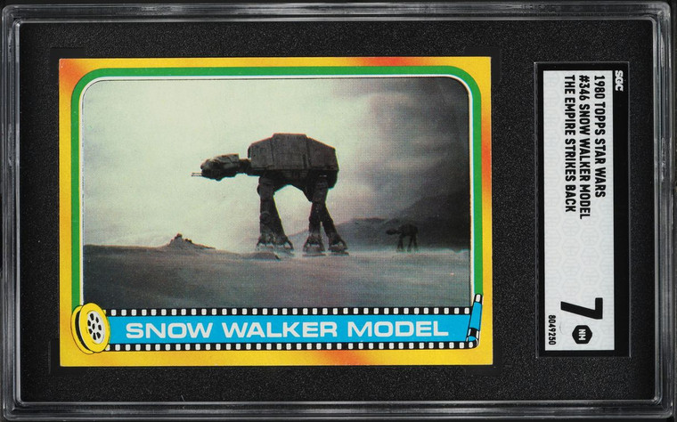 1980 Topps Star Wars #346 Snow Walker Model The Empire Strikes Back SGC 7 NM 1980 Topps Star Wars #346 Snow Walker Model The Empire Strikes Back SGC 7 NM