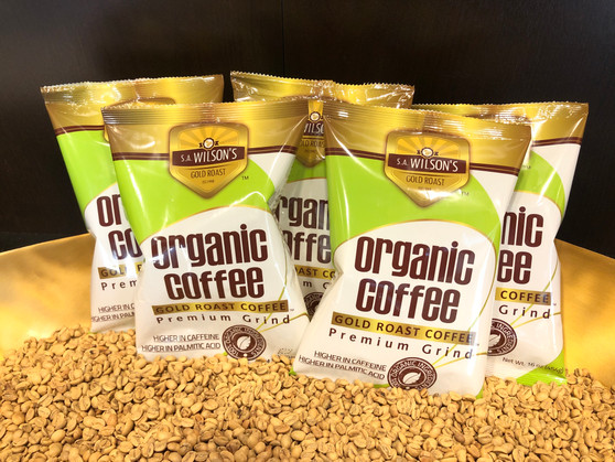 2.5 Kg. (5.5 lb.) Organic Gold Roast Coffee